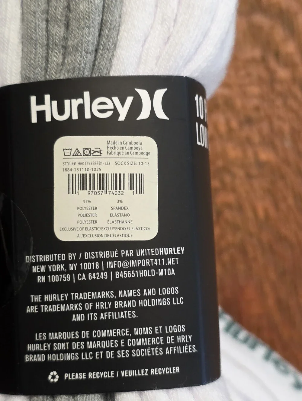 Hurley 10 pack